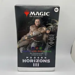 New SEALED MTG Modern Horizons 3 Graveyard Overdrive Commander Deck - - Image 1