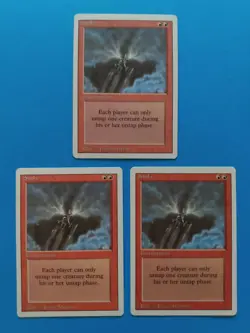 🔥3X Smoke🔥 | Vintage MTG Revised (3rd Edition) | NM/Unplayed! | Actual pics!!! - Image 1