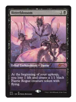 Bitterblossom Dreams Magic The Gathering Secret Lair MTG -with 4 tokens - Image 1