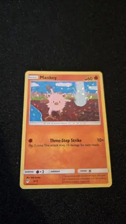 Mankey 8/12 Holo McDonalds Promo 2019 - Pokemon - Lp - Image 1