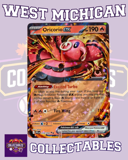 Oricorio ex 018/094 Me02: Phantasmal Flames Holo - Pokemon TCG NM - Image 1