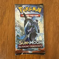 Pokemon Sun & Moon Burning Shadows Booster Pack Sealed Tapu Fini Art - Image 1