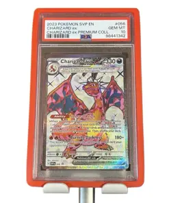 Pokemon Charizard ex 056 SVP Scarlet & Violet Promo Holo PSA 10 English EX - Image 1