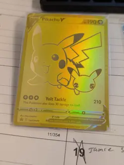 SEALED Pikachu V SWSH145 (Pokemon Celebrations 25th Anniversary) - Image 1