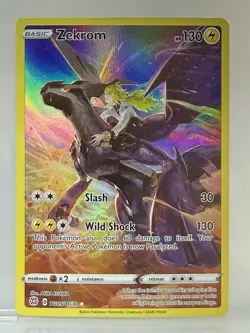 Pokemon TCG Zekrom TG05/TG30 SWSH09 Brilliant Stars Trainer Gallery Holo - Image 1