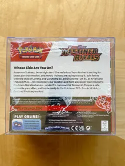 Pokemon SV10 Destined Rivals Sealed Booster Box Sealed New With Protective Case - Image 2