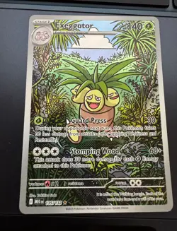 Pokemon TCG Exeggutor 135/132 Mega Evolutions Illustration Rare - Image 1