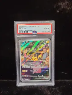 2023 Pokemon EN 151 Pikachu Illustration Rare 173/165 PSA 10 GEM MINT - Image 1
