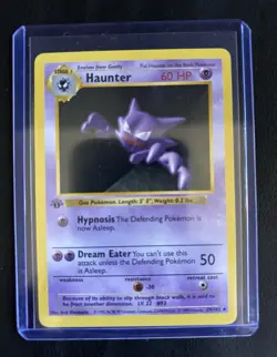 Haunter 29/102 - Pokemon Base Set 1st Edition Shadowless - NM - Image 2