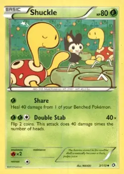 Pokemon Shuckle 3/113 - Legendary Treasures- MP/HP - Image 1