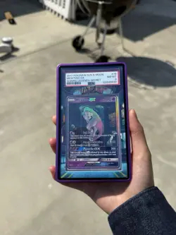 Pokemon TCG Mewtwo GX 39/73 Shining Legends Holo Ultra Rare 2017 PSA 8 - Image 4