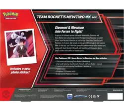 Pokemon TCG Team Rocket’s Mewtwo ex Box - New & Sealed - Image 2