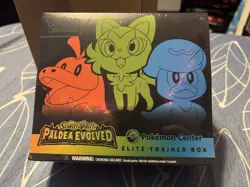 Pokemon Center EXCLUSIVE Paldea Evolved Elite Trainer Box ETB SEALED - Image 1