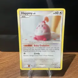 Pokemon TCG Happiny Regular 14/17 Pop Series 8 Excellent Condition - Image 1
