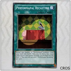 Performapal Recasting - CROS-EN052 - Common 1st Edition Yugioh - Image 1