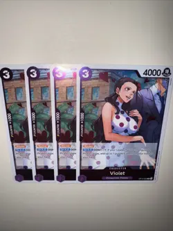 VIOLET OP10-062 X4 Playset Royal Blood One Piece TCG ENGLISH - Image 5