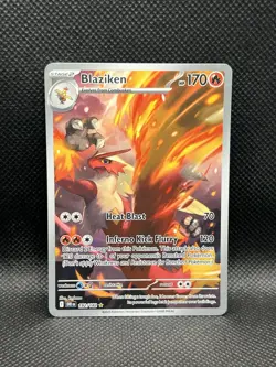 Blaziken 192/182 IR Destined Rivals Sv10 ILLUSTRATION RARE HOLO Pokemon English - Image 1