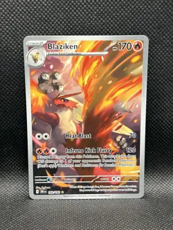 Blaziken 192/182 IR Destined Rivals Sv10 ILLUSTRATION RARE HOLO Pokemon English - Image 3