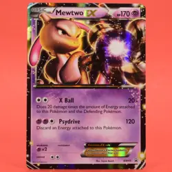 Pokemon TCG English Card Black & White Promo Mewtwo EX BW45 Holo Rare - Image 1