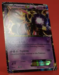 Pokemon TCG English Card Black & White Promo Mewtwo EX BW45 Holo Rare - Image 3