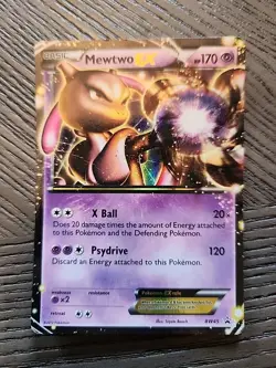 Mewtwo EX BW45 Black & White Black Star Promo Holo Rare Pokemon 2012 HP - Image 1