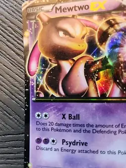 Mewtwo EX BW45 Black & White Black Star Promo Holo Rare Pokemon 2012 HP - Image 2