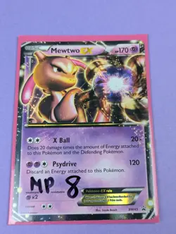 Mewtwo EX - BW45 - Promo Holo Black & White - Pokemon Card - MP - Image 3