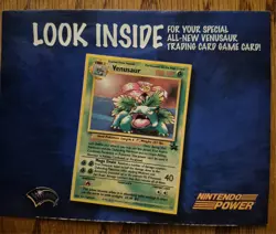 WOTC Pokemon Nintendo Power Venusaur Holo Black Star Sealed Promo 1998 - Image 1