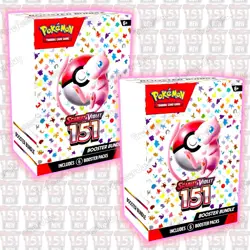 POKEMON TCG Cards SVP 3.5🔥MEW | 151 2X BOOSTER BUNDLES = 12 PACKS MEGA ETB PRE - Image 1
