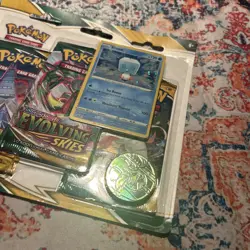 POKEMON SWORD SHIELD EVOLVING SKIES 3-PACK Blister BOOSTER EISCUE PROMO SEALED ‘ - Image 4