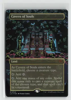 Cavern of Souls 0345 Borderless Foil The Lost Caverns of Ixalan LCI MTG Magic - Image 1