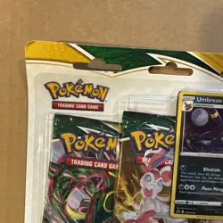 Pokemon Sword & Shield Evolving Skies 3 Pack Blister Factory Sealed Umbreon Holo 820650808814 - Image 3