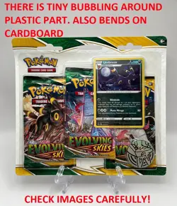 (402812) Pokemon Sword & Shield Evolving Skies Booster 3-Pack Blister - Sealed - Image 1