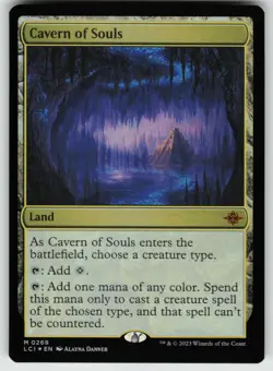 MTG Cavern of Souls (0269) Foil The Lost Caverns of Ixalan # 269 NM - Image 1