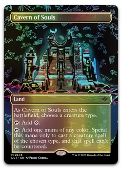 Cavern of Souls (0345) (Borderless) #345 (Foil) NM Lost Caverns of Ixalan - Image 1