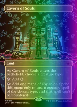 MTG Cavern of Souls (345/535) The Lost Caverns of Ixalan LP FOIL - Image 1