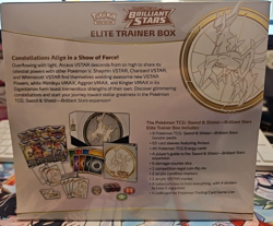 2022 Pokemon TCG Sword & Shield Brilliant Stars Elite Trainer Box ETB Sealed NEW 820650870125 - Image 2