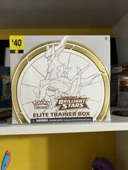 Pokemon TCG Sword Shield Brilliant Stars Elite Trainer Box ETB New Sealed 820650870125 - Image 1