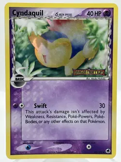 Cyndaquil 45/101 EX Dragon Frontiers Reverse Holo Stamped Pokemon TCG Card - Image 1