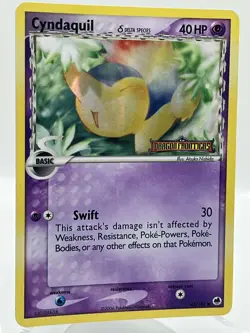 Cyndaquil 45/101 EX Dragon Frontiers Reverse Holo Stamped Pokemon TCG Card - Image 2