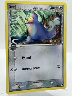 Seel 62/101 EX Dragon Frontiers Reverse Holo Stamped Vintage Pokemon TCG Card - Image 2