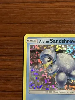 Alolan Sandshrew 4/12 Holo Card McDonald's 2019 Pokemon TCG - Image 2
