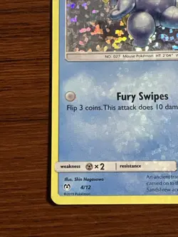 Alolan Sandshrew 4/12 Holo Card McDonald's 2019 Pokemon TCG - Image 5