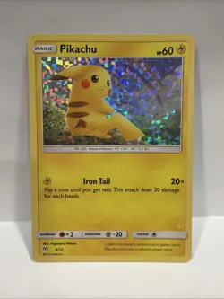 Pokemon Pikachu TCG Holo Promo Card 6/12 McDonald's Promos - Image 1