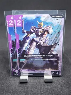 GUNDAM CARD GAME GD03-056 GUNDAM BARBATOS ADAPT (R) FOIL CARD - STEEL REQUIEM - Image 1