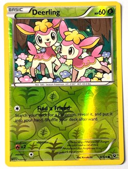 DEERLING 8/124 - XY FATES COLLIDE - REVERSE HOLO - POKEMON CARD - Image 2
