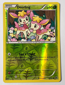 DEERLING 8/124 - XY FATES COLLIDE - REVERSE HOLO - POKEMON CARD - Image 3