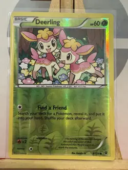 Deerling 8/124 Reverse Holo Fates Collide Pokemon Card NM - Image 1