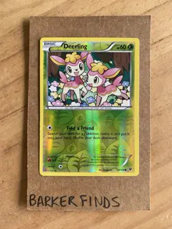 Deerling 8/124 Reverse Holo Fates Collide Pokemon Card NM - Image 1