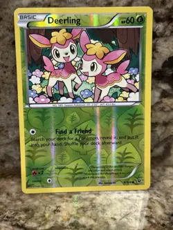 Deerling 8/124 - Fates Collide Reverse Holo LP Pokemon TCG - Image 1